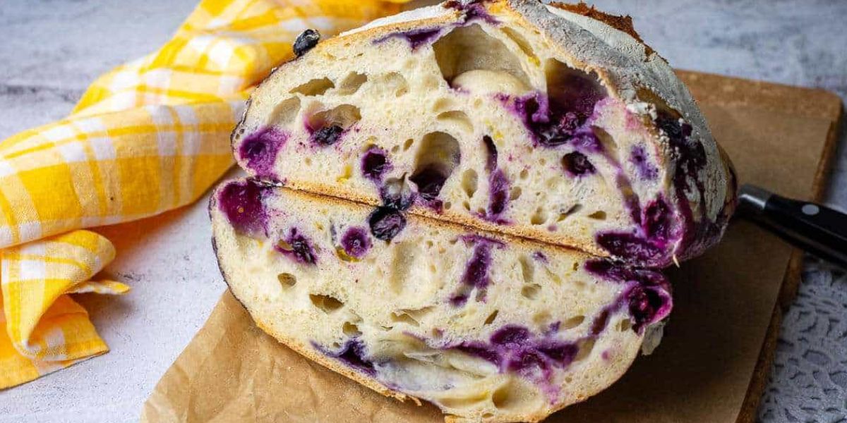 BLUEBERRY LEMON SOURDOUGH BREAD