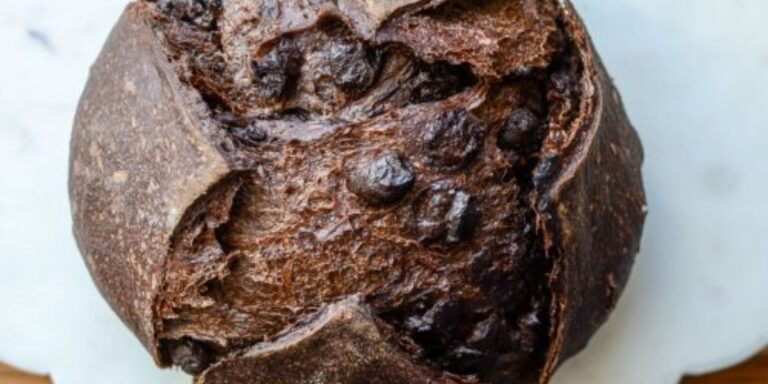 Chocolate sourdough bread