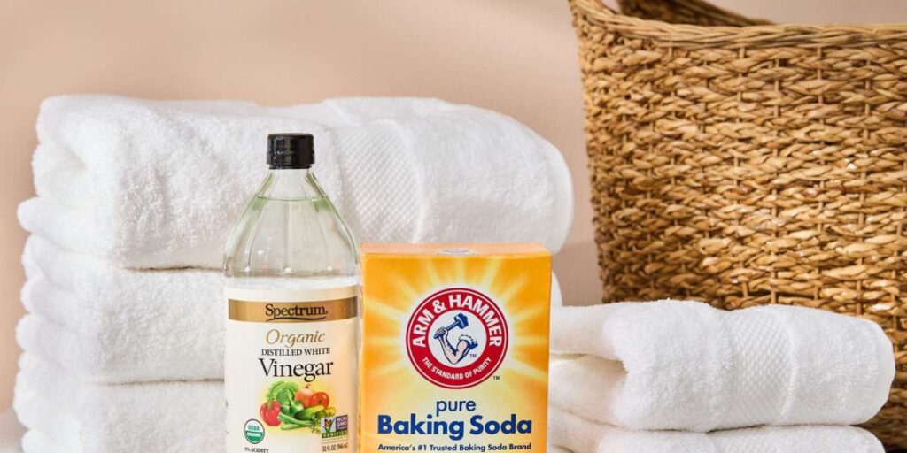 How to Clean Norwex Rags with vinegar and baking soda