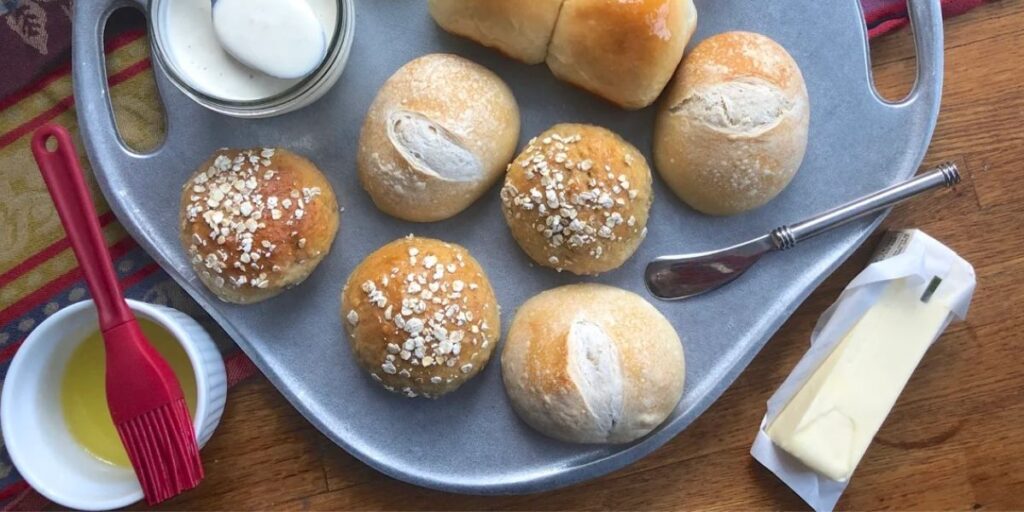 How to serve sourdough dinner rolls
