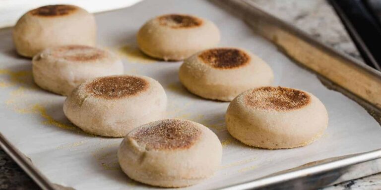 Sourdough English muffins recipe