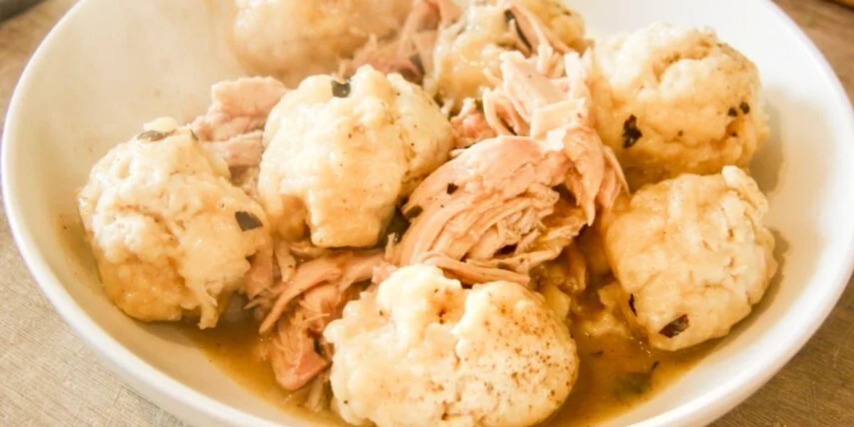 Sourdough chicken and dumplings soup recipe