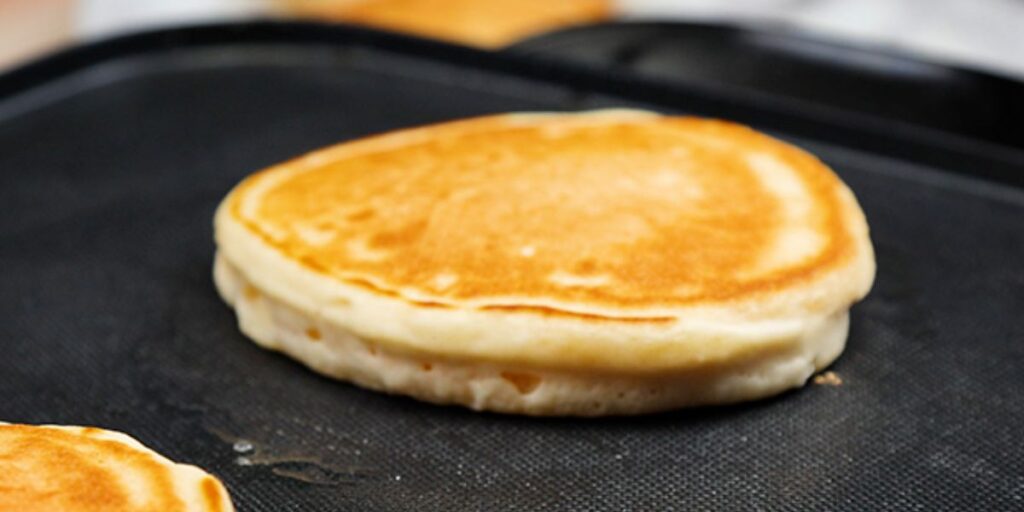 how to bake the sourdough pancake