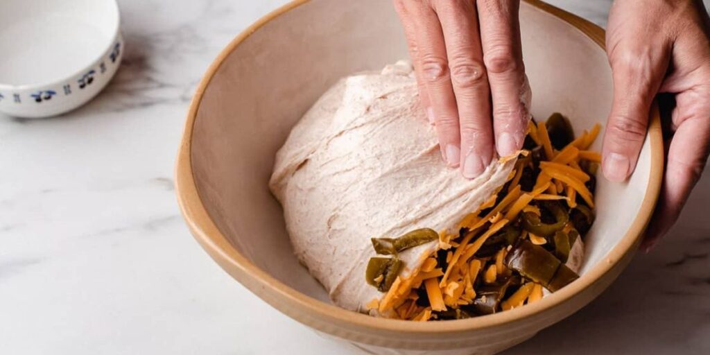 inclusions are adding during Stretch and Fold